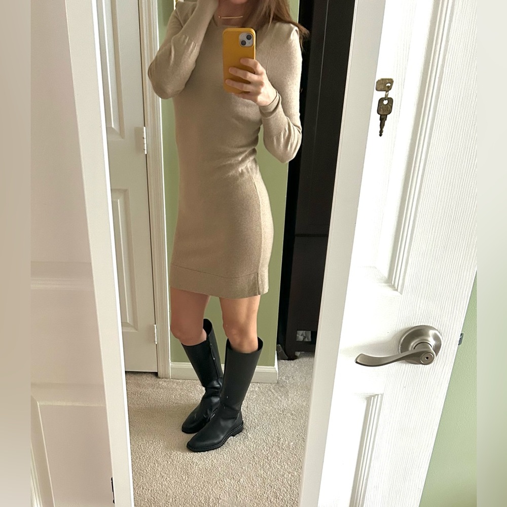 Club Monaco 100% Merino Wool Casual Sweater Dress